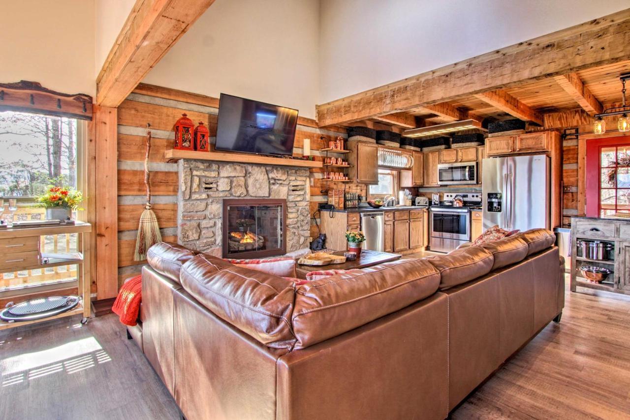 Panoramic-View Gatlinburg Cabin With Private Hot Tub Luaran gambar