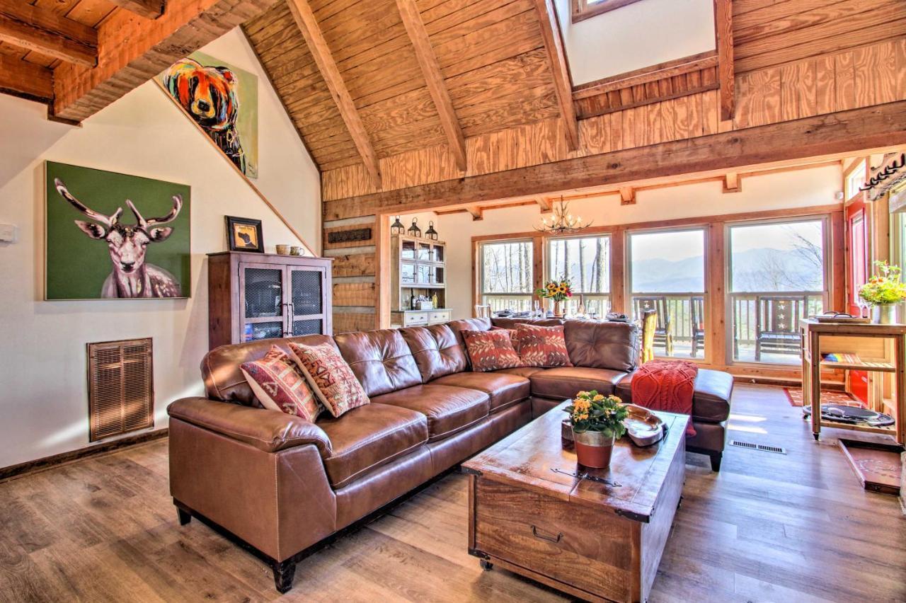 Panoramic-View Gatlinburg Cabin With Private Hot Tub Luaran gambar